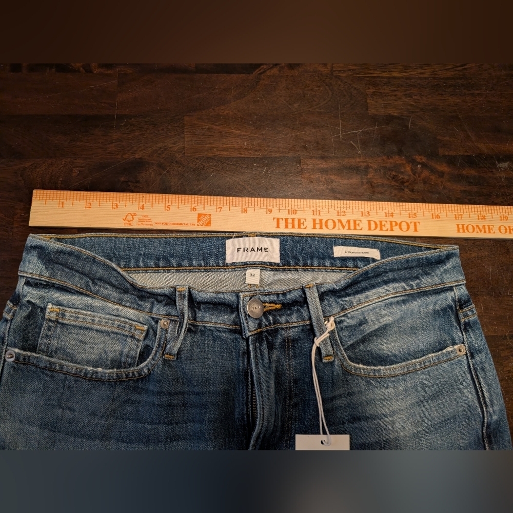 Frame Denim L'Homme Slim Straight Leg Jeans, Women's 32x29, NWT - Picture 6 of 9